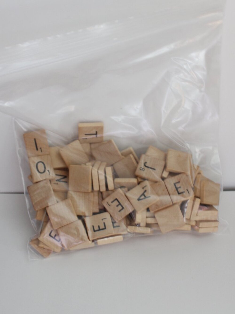 Scrabble Tlies Older Vintage Set Complete
